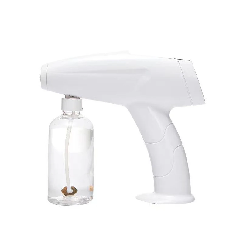 

Wireless Gun Disinfectant Sprayer Handheld Blue-ray Nano Steam Sterilization Nebulizers 2m Spray Distance Sanitizing Sprayer New