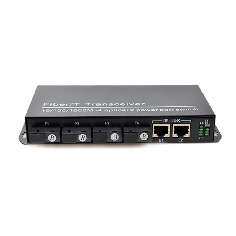 Коммутатор Ethernet 10/100 м преобразователь 20 км волоконно-оптический медиа один режим