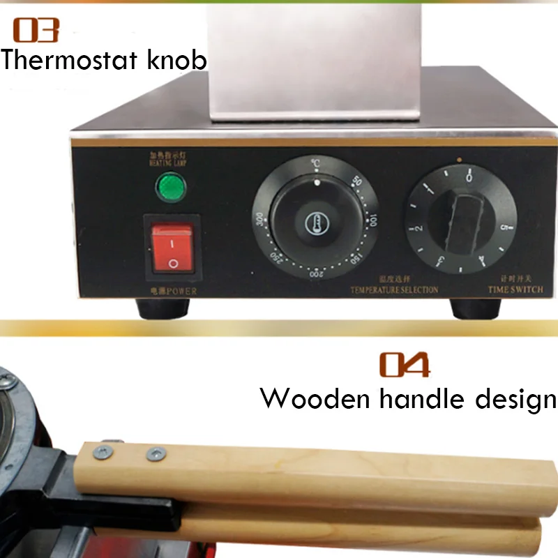 Miglior Spedizione Veloce 110V 220V FY-6 Elettrico Waffle Pan Muffin Macchina Eggette Wafer Waffle Egg Maker Cucina Macchina Applicance