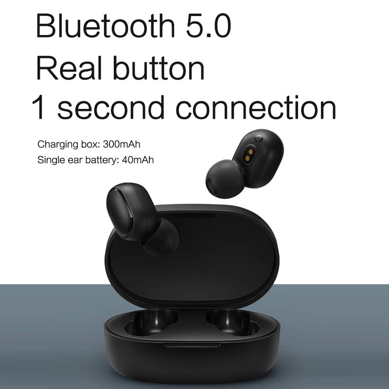 Оригинальные беспроводные наушники Xiaomi Mi AirDots Bluetooth V5.0 IPX4 водонепроницаемый