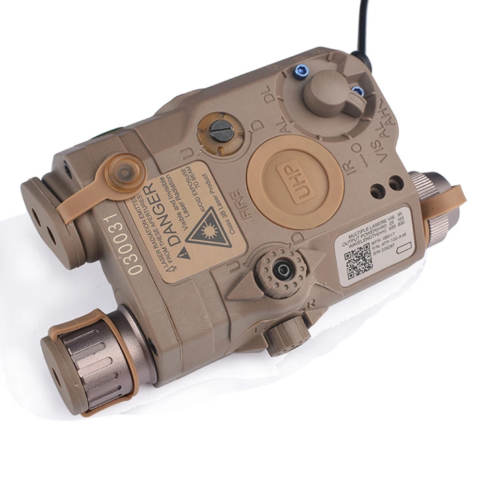 WADSN Tactical PEQ-15 LA5 UHP Appearance IR Green Laser Flashlight Sight LA-5C Softair Weapon LA5C PEQ Hunting illumination | Спорт и