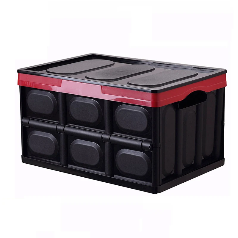 

Автомобильная коробка для хранения 56л креативная Повседневная коробка для хранения складная коробка для хранения ковша/сумка ABS двойного н...