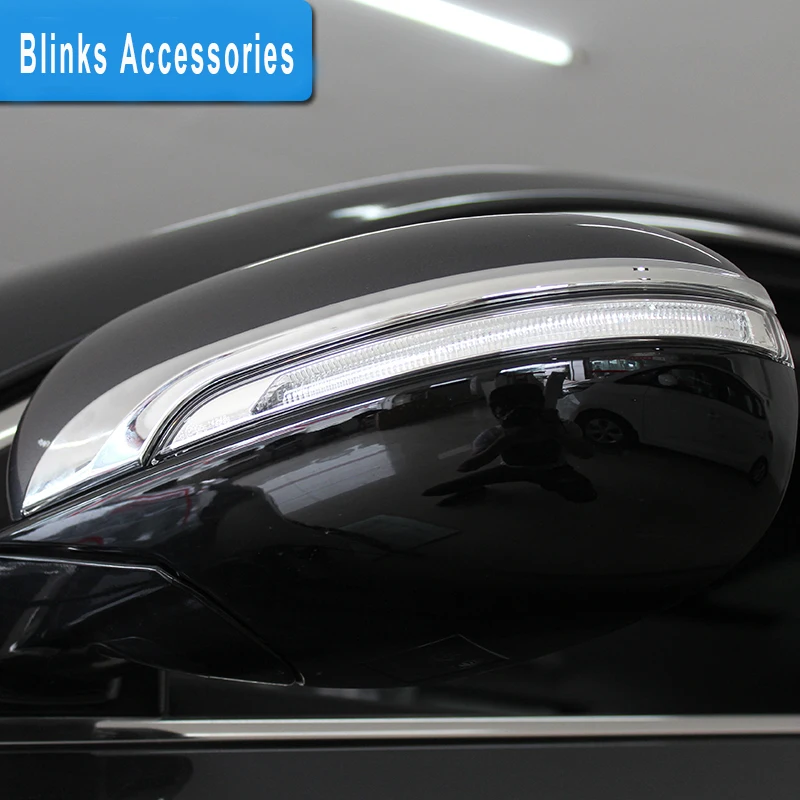 АБС-пластик хромированные боковые зеркала заднего вида Обложка для 2015-2018 2019 2020 Kia