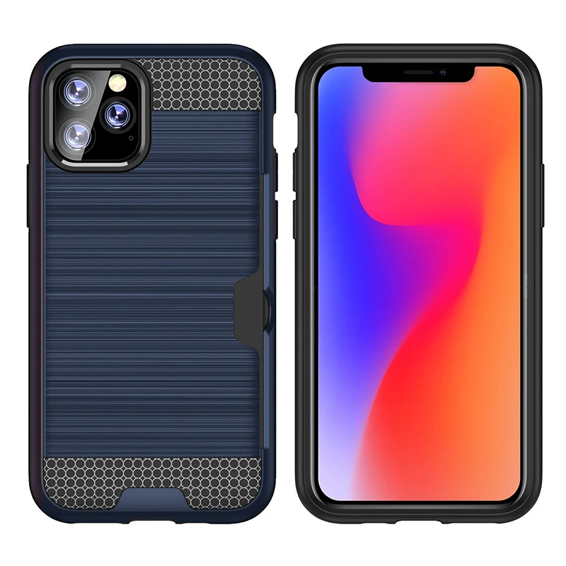 Защитный чехол из поликарбоната и ТПУ для iPhone 11 Pro Max XS XR X 8 7 6 6S Plus 100 шт. | Мобильные