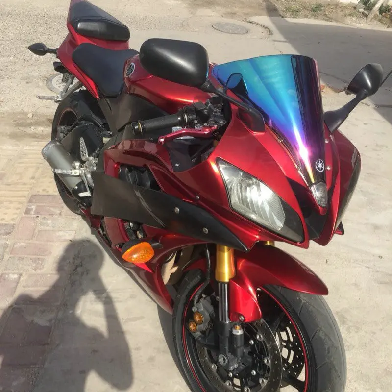 Ветровое стекло для Yamaha синие черные дымовые дефлекторы ветровое 2006 2007 г. YZF R6 600 06