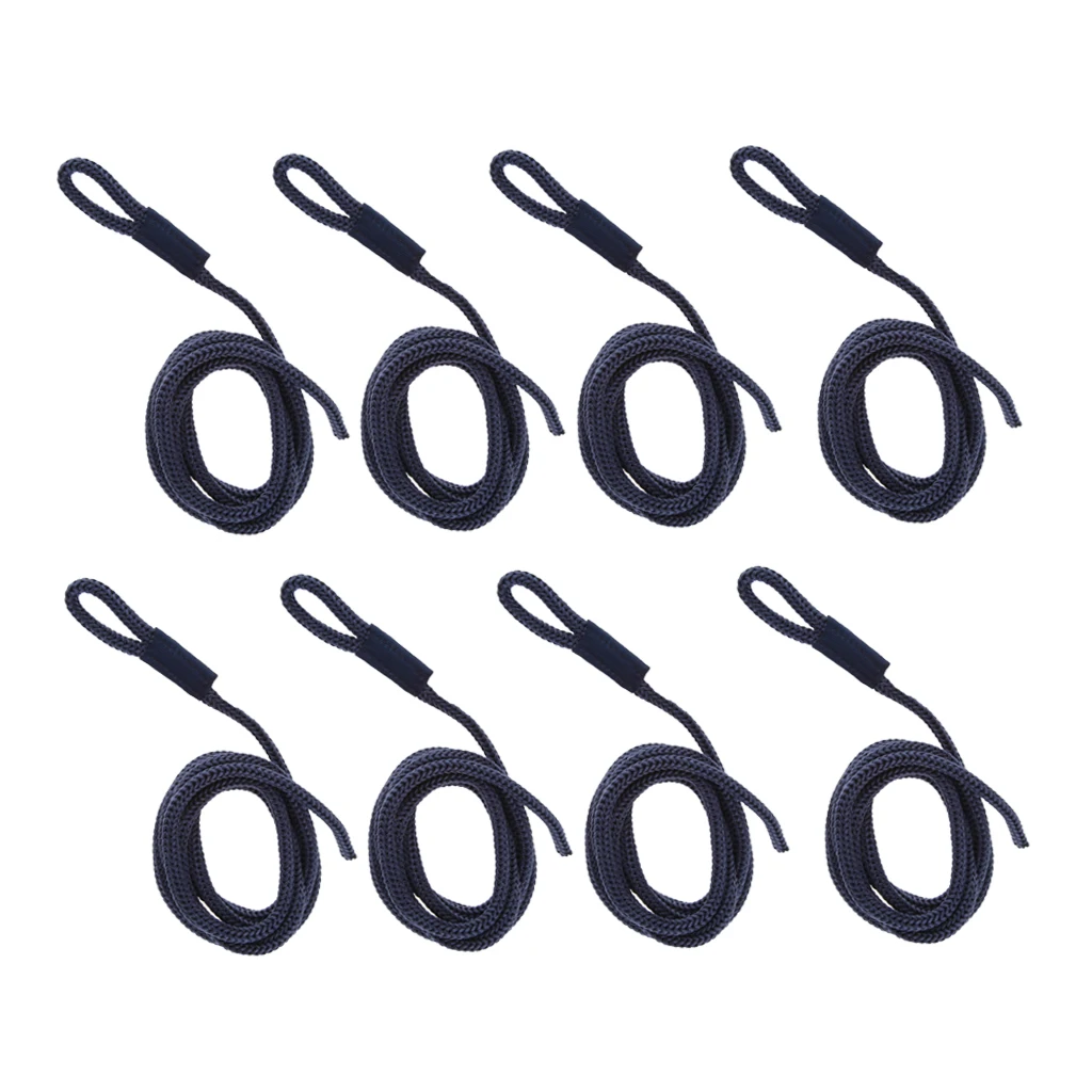 8 шт. Синяя линия для кранцов лодок длина 1 5 м диаметр каната 6 мм|Лодочный якорь| |