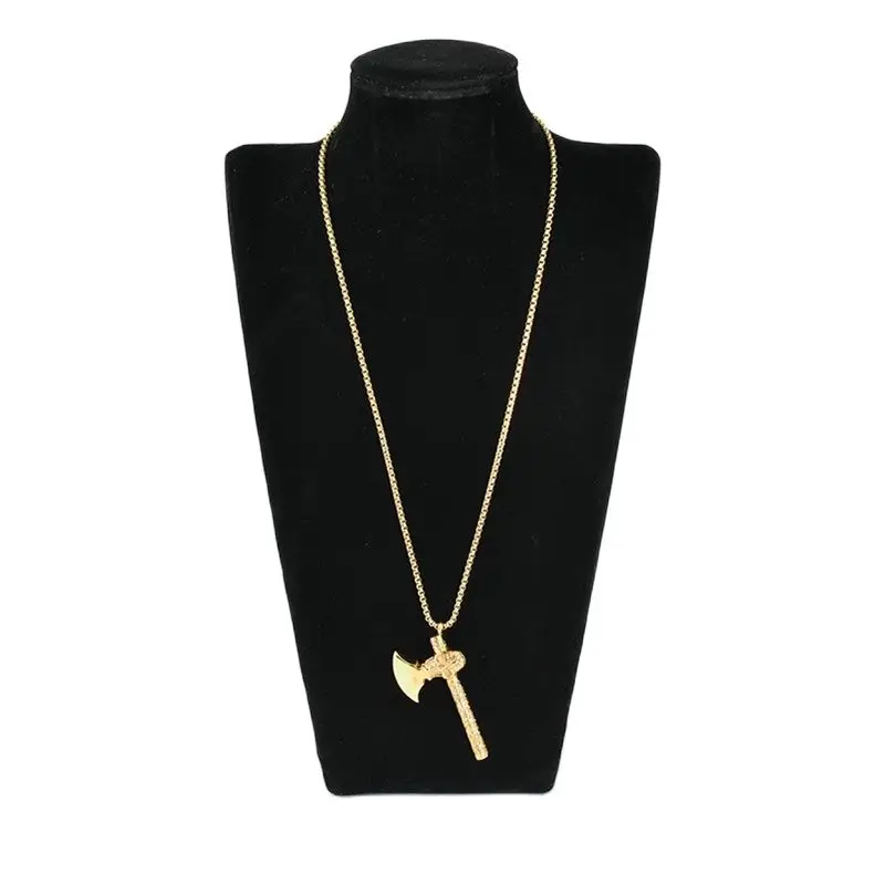 2019 Новый IP Черный Покрытие гравированный из нержавеющей стали подвеска в виде