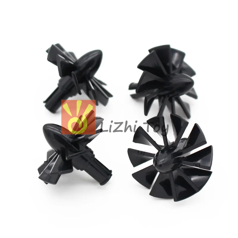 Блоки MOC x577, двигатель с 10 лезвиями, «сделай сам», просвечивающие блоки, совместимые с деталями, строительный блок, игрушечный аксессуар