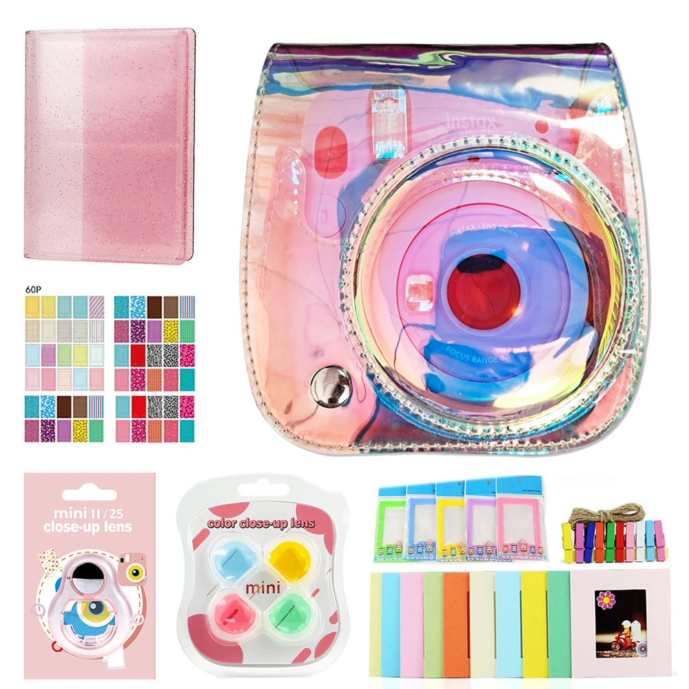 Комплект аксессуаров для камеры Fujifilm Instax Mini 11 Сумка с ремнем на плечо чехол