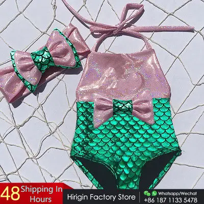 Малыша Одежда для детей малышей девочек купальный костюм русалки пляжное