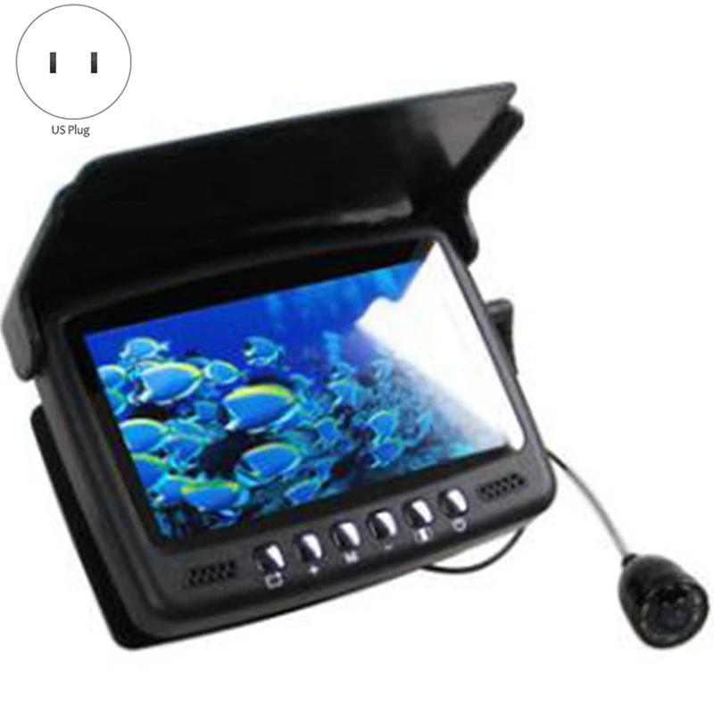 Продажа Подводный визуальный рыболокатор HD-камера, рыболовная камера с экраном 4,3 дюйма, рыболовная камера с кабелем 15 метров