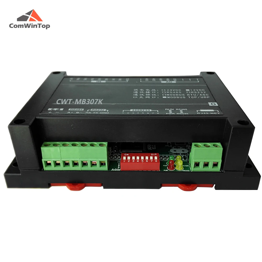 CWT-MB307K 4AO + 8DI RS485 RS232 Ethernet Modbus Rtu отложным воротником Tcp ввода/вывода Модуль сбора |