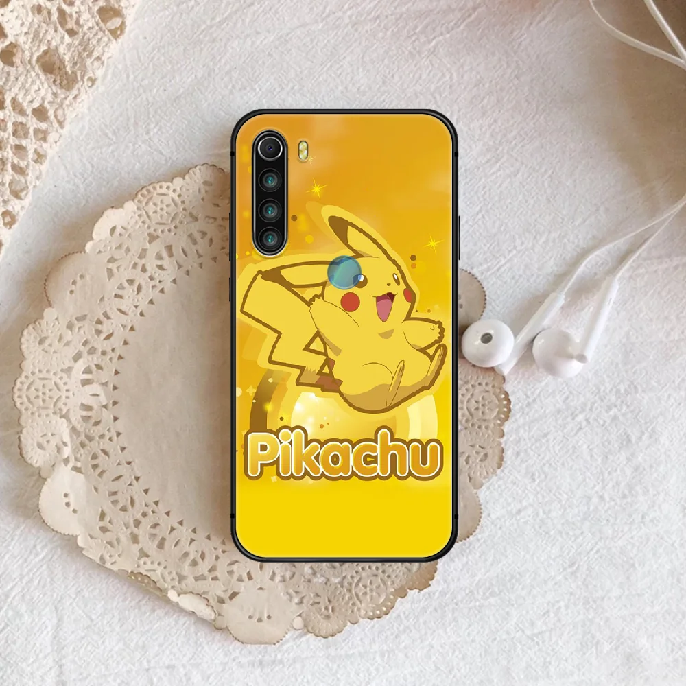 

Pika-chu Cartoons Phone Case For XIAOMI Redmi Note 5 7 8 T 9 6A 7A 8A 9S K 20 30 Pro black Bumper Silicone Waterproof Trend