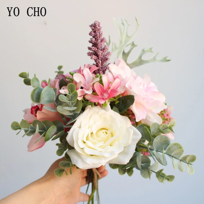 YO CHO букет невесты свадебный цветок фотография доставка пион помпон орхидеи