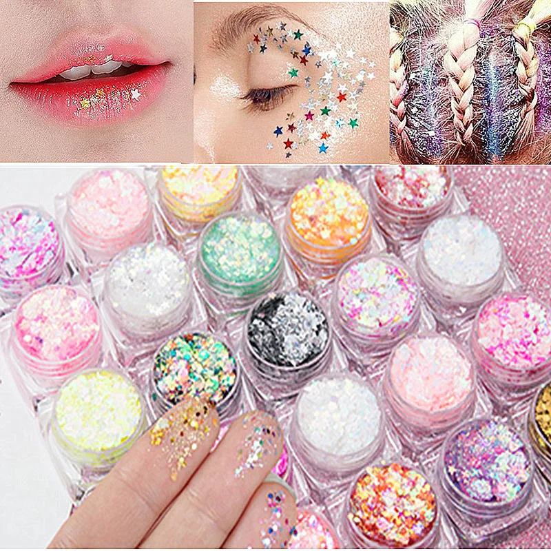 26 цветов блестящие тени для век пудра радуга золотой серебряный розовый цвет