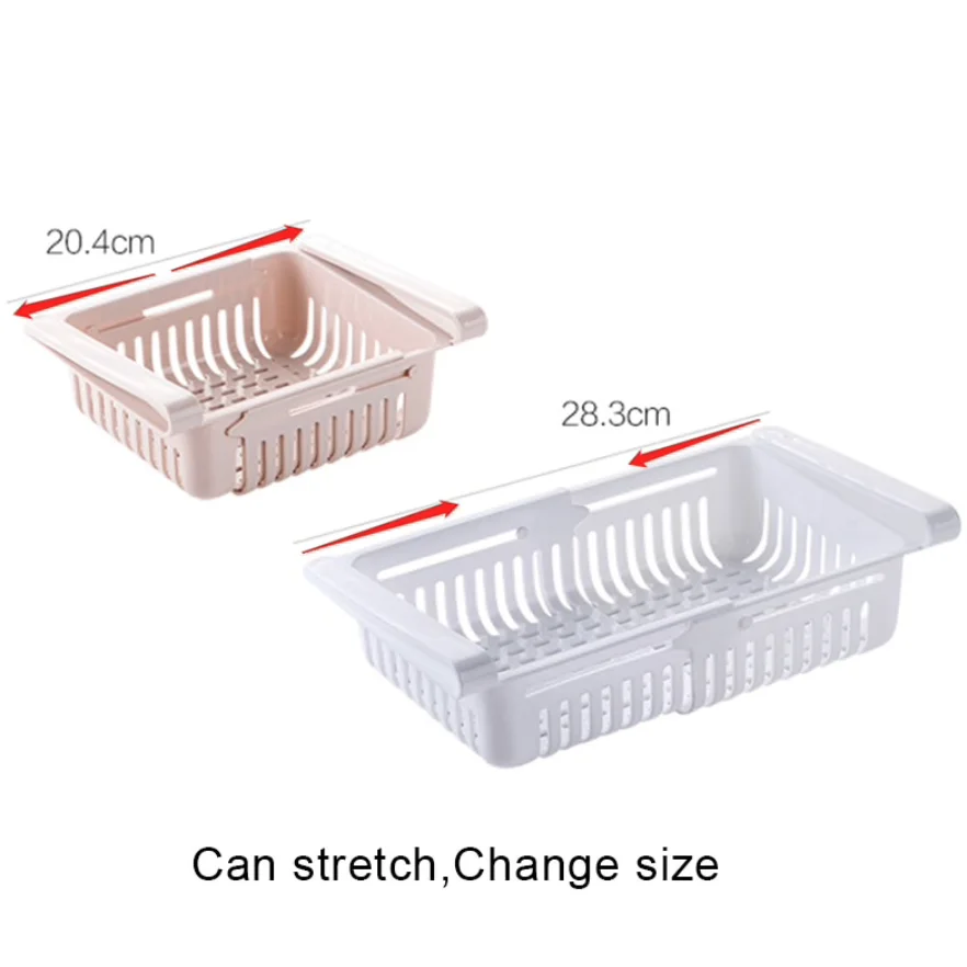 Kitchen smart storage rack Refrigerator partition layer sorting basket large space compartments dropshipping provide | Дом и сад