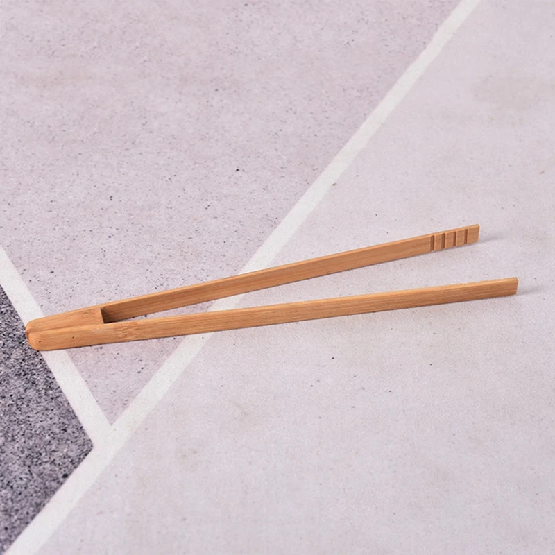 Деревянный зажим для чая 30 см бамбуковые кухонные щипцы салата тостов бекона