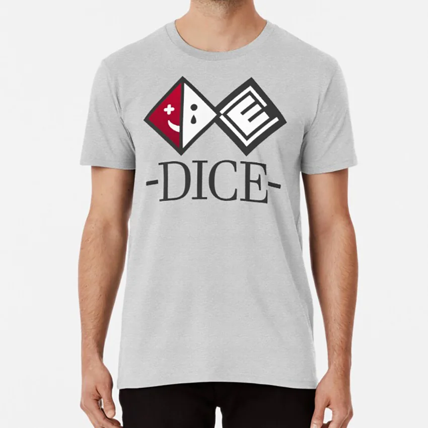 D.I.C.E. Футболка с логотипом dice d i c e ouma oma kokichi oma|Мужские футболки| |