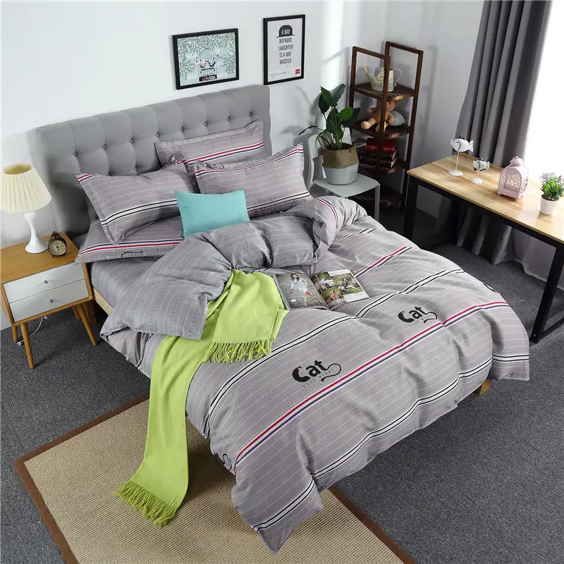 Пододеяльник без наволочки 1 шт. решетчатый подарок для домашнего текстиля