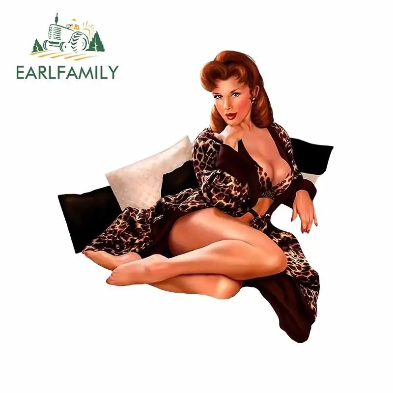 Наклейка для автомобиля EARLFAMILY 43 см х 39 7 с красной головкой со штифтом одежда