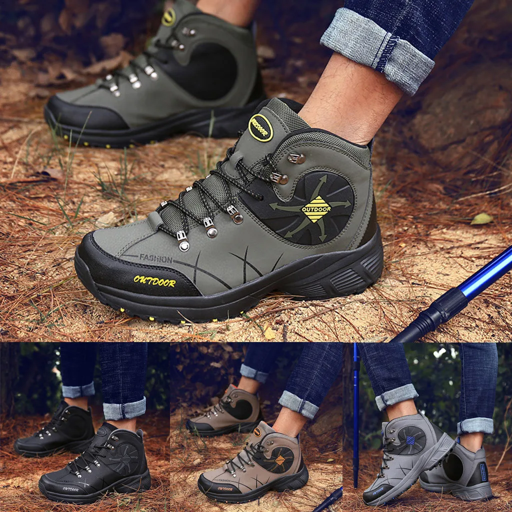 Heren schoenen zapatillas de deporte Мужская Уличная обувь с высоким берцем для пеших прогулок Нескользящая износостойкая прогулочная обувь speedcross# G