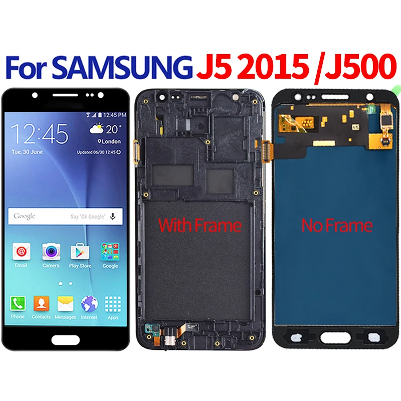 ЖК-дисплей для Samsung Galaxy J5 2015 J500 J500F J500G J500M J500H J500FN сенсорный экран с дигитайзером в