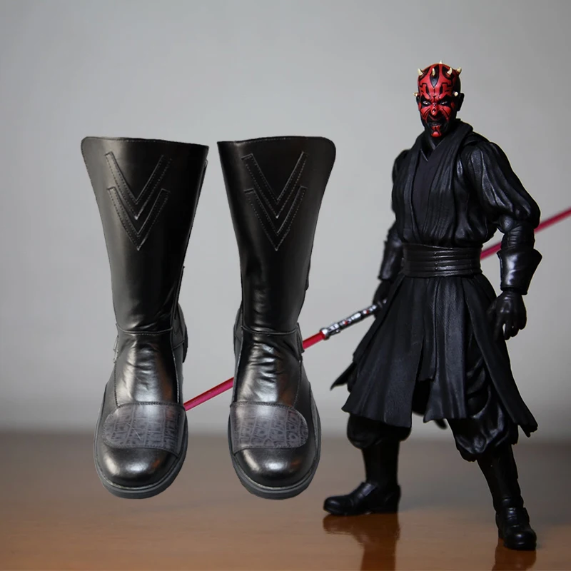 Star Wars: The Last Jedi Anakin Skywalker Darth Maul shoes cosplay adults men and women boots Halloween Fashion Long | Тематическая