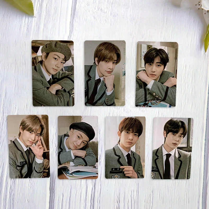7 шт./компл. KPOP ENHYPEN Фотокарта новый альбом HD Photo LOMO Card для поклонников Подарочная