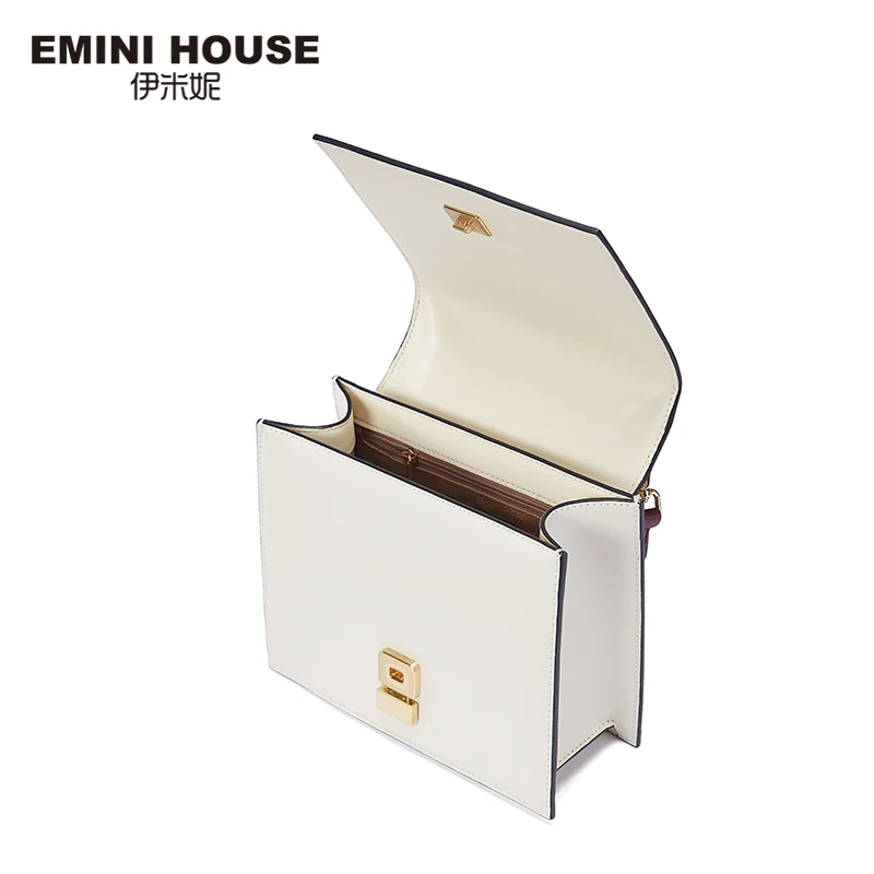 EMINI HOUSE сумка на плечо с бантиком, сумки через плечо для женщин, роскошные сумки, женские сумки, дизайнерская женская сумка из спилка