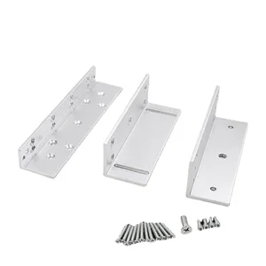 280kg z bracket for access control system narrow door em lock install z bracket for 600lbs magnetic lock free global shipping