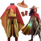 Костюм для косплея Легенда дракона Raya and The Last, костюм на Хэллоуин, боди Raya, необычный комплект, Детский костюм для выступлений, новый фильм