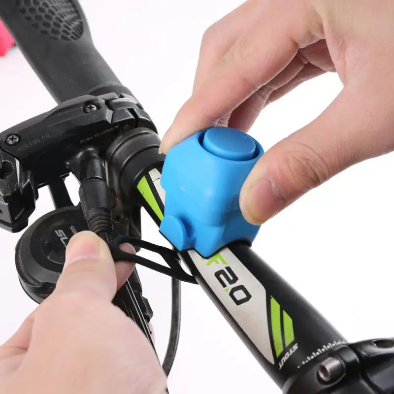 

Electric Cycling Bell 110 dB Horn Rainproof MTB Bicycle Handlebar Silica Gel Shell Ring Bike Bell Safety Riding Bike Accessories