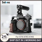 Установка для камеры Selens a7iii a7r3 a7m3 для A7III A7R3 A7M3 крепление для холодной обуви с алюминиевой верхней ручкой перламутровая ручка