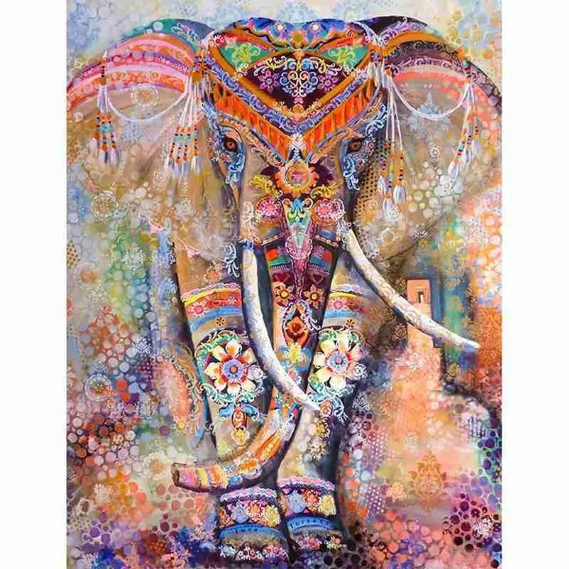 1000 Pcs Wooden Jigsaw Elephant Puzzles Mysterious Elephant Puzzle Gift For Adults Kids Educational Interactive Games Toy