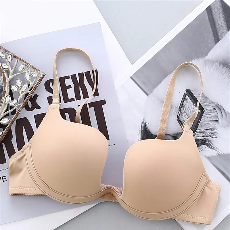 Модный женский бюстгальтер с открытой спиной невидимое нижнее белье чашечки C D