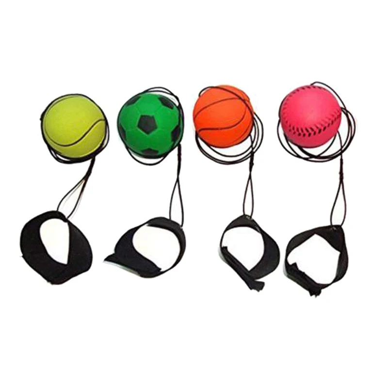 

Kids Toys Bouncy Finger Band Ball Elastic Rubber Ball For Wrist Exercise Hand Finger Stiffness Relief Wrist Bounce Ball Outdoor