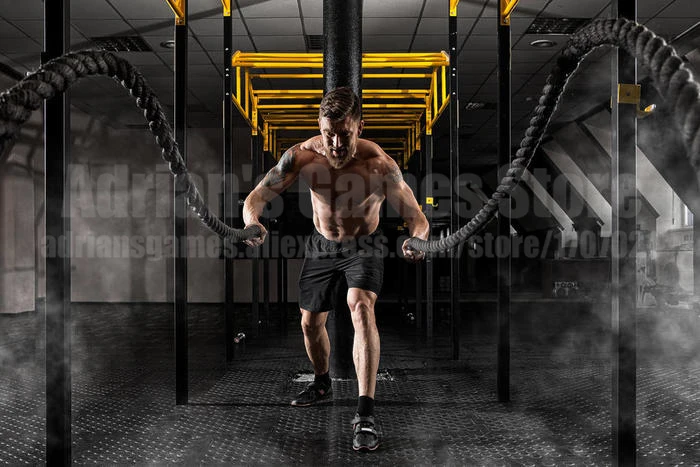 9/12/15 м Боевая веревка силовых тренировок Crossfit борьба веревка выносливость Burpee шлема веревки тяжелые 10-22 кг высокое качество