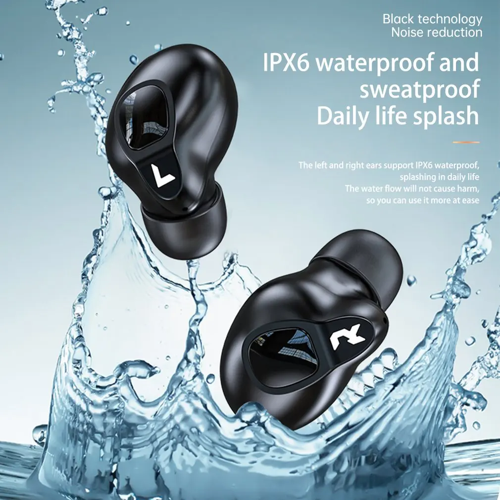 

Bluetooth Earphones Charging Box Wireless Headphone Stereo Sports Waterproof Earbuds Headsets With Microphone Wireless Charging