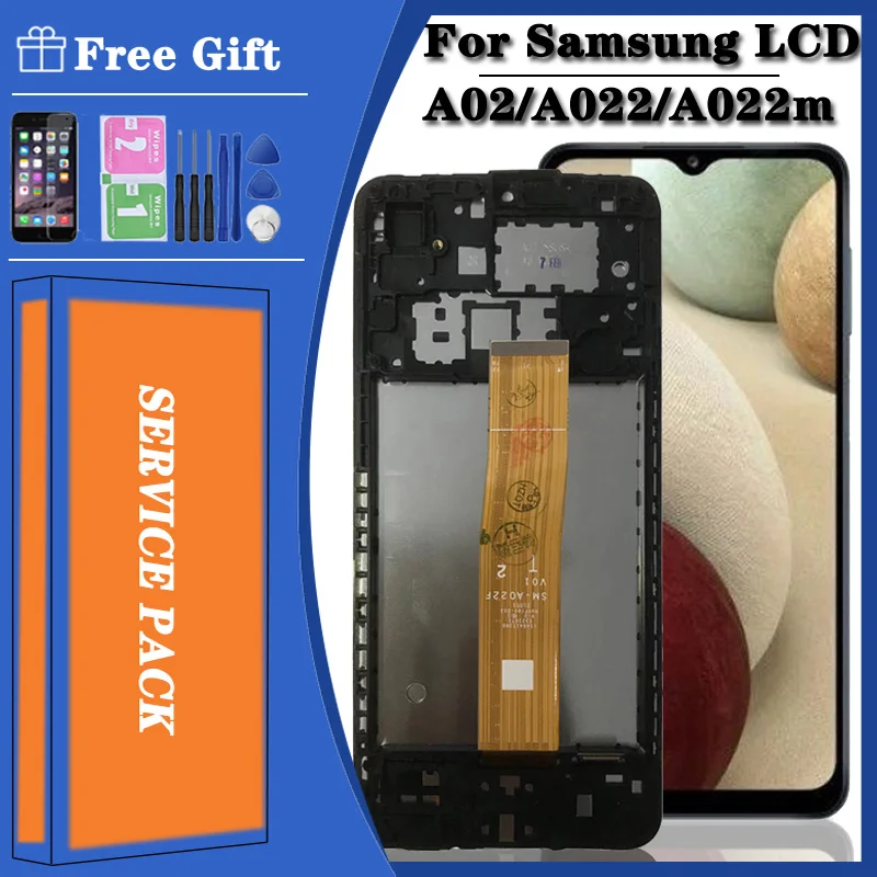 

Original for Samsung Galaxy A02 SM-A022 A022m LCD Display Touch Screen Digitizer Full SM-A022FN/DS SM-A022F/DS SM-A022G/DS IPS