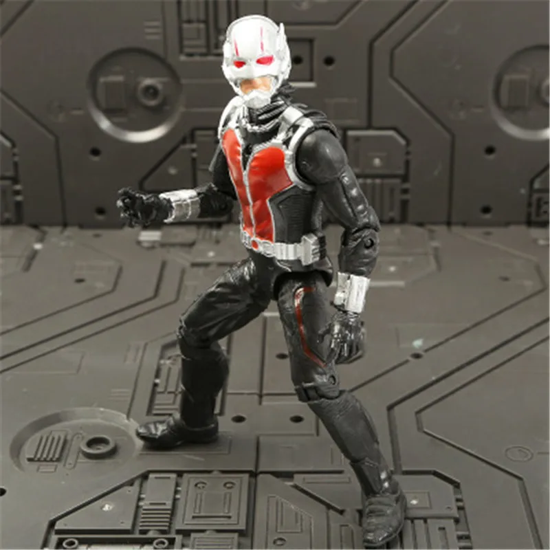 antman16cm Hasbro Marvel Мстители Q версия Железный Человек Робот Тор Капитан Америка модель человека-паука кукла игрушка для детей подарок - Цвет: antman16cm