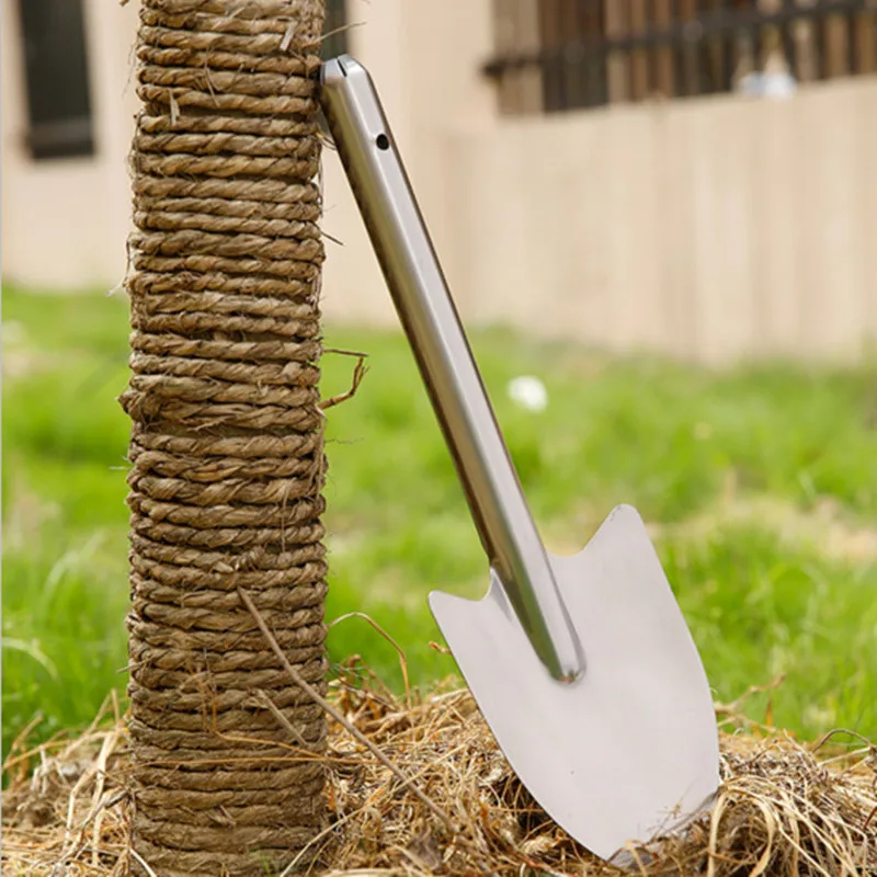 HS инструменты нержавеющая стальная садовая лопатка прочная наружная Лопата для