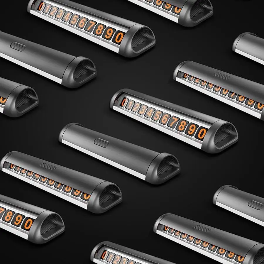 

Phone Number In Car Parking License Plate Temporary Stop Sign Temporary Car Parking Card Phone Number Card Plate Hidden Switch