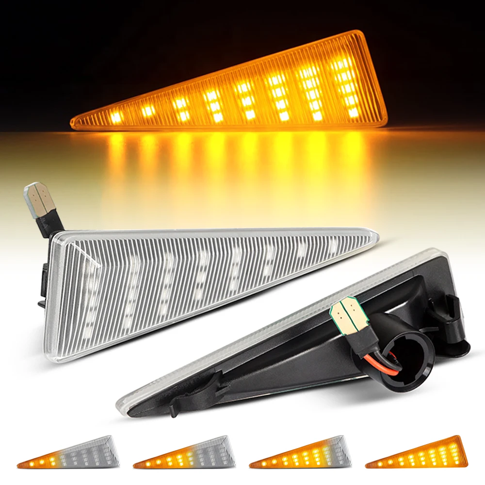 

2 шт. боковой маркер указатель поворота светодиодный динамичессветильник катор для Renault Scenic 2 Espace 4 Megane 2 Symbol 2 avhuawvel Satis Wind