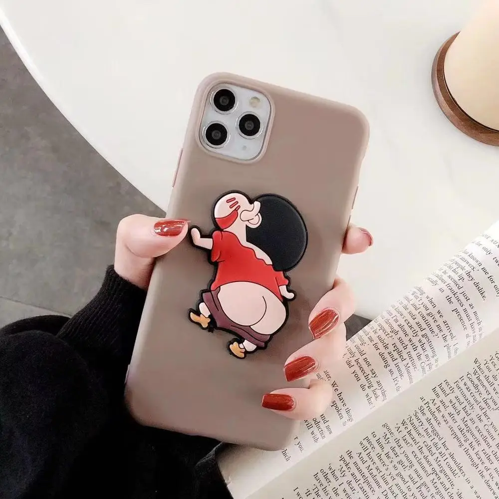 Японский 3D милый мягкий чехол для iphone 11MAX 11Pro MAX XS XR 8 plus для samsung S10 - Цвет: K