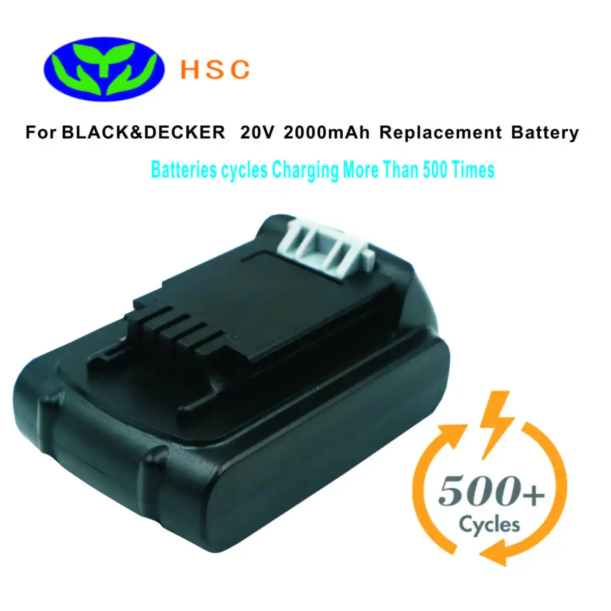 2.0Ah 18650 Батарея пакет BD20A Li Ion 20V Замена для BLACK&DECKER LB20 LBX20 LBXR|Комплекты батарей| |
