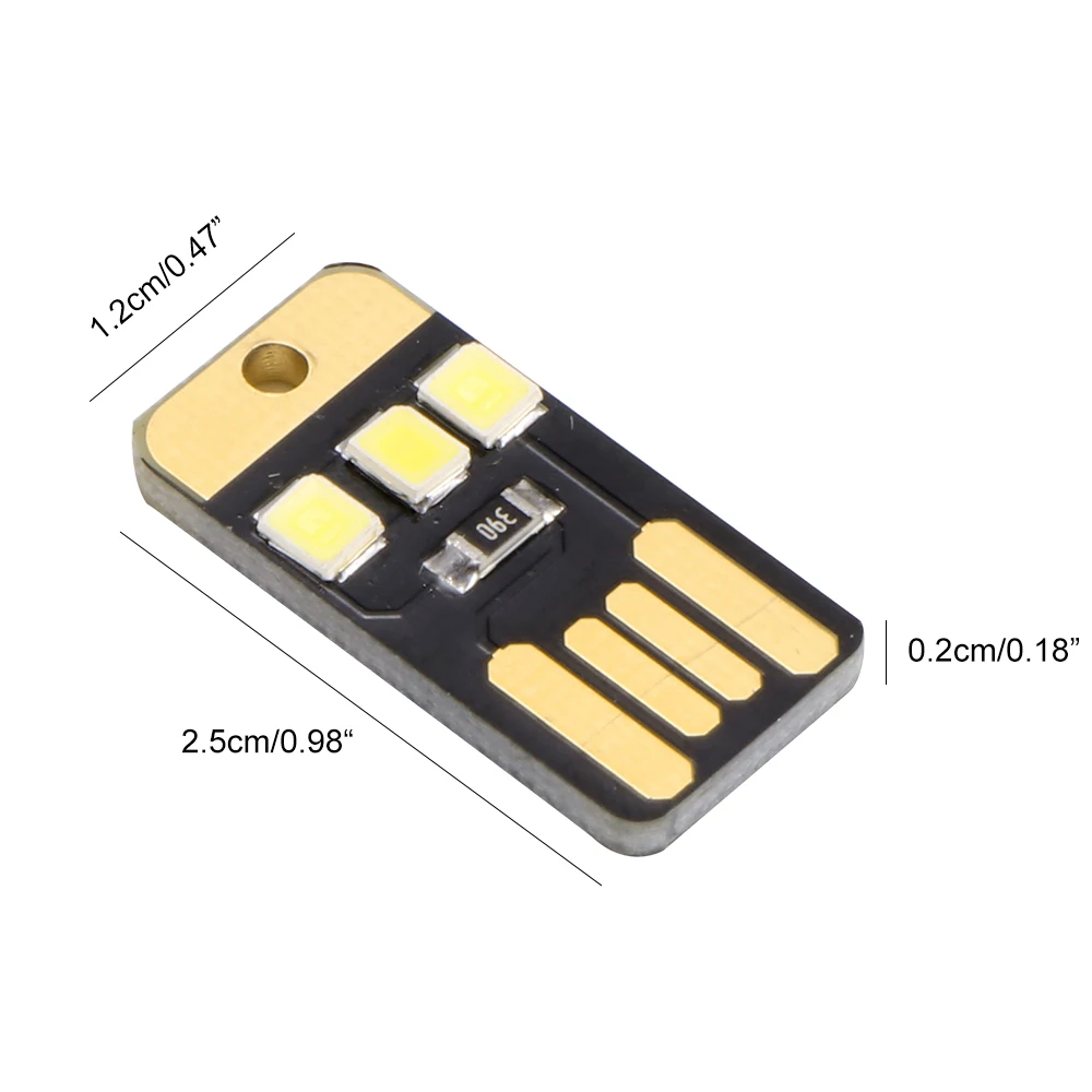 5 шт., ночник, карманная карта, USB, светодиодный, брелок, Ночной светильник, 0,2 Вт, светильник для внешнего аккумулятора, компьютера, ноутбука