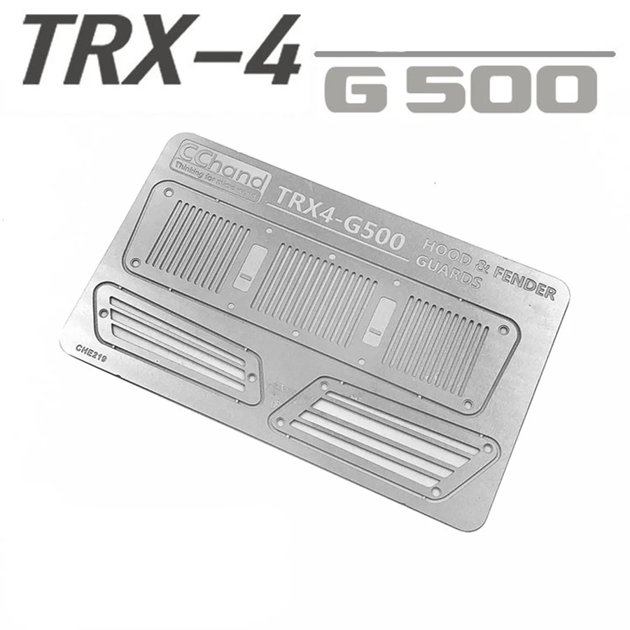 Металлическая бленда и защита крыла в сборе для TRAXXAS TRX 4 BENZ G500 пульт