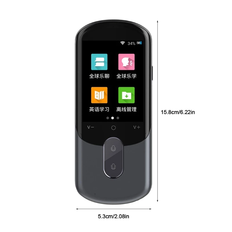 

50LA Language Translator Device Speed and Accuracy Screen Camera for Travelling Tool Screen Camera for Travelling Learning