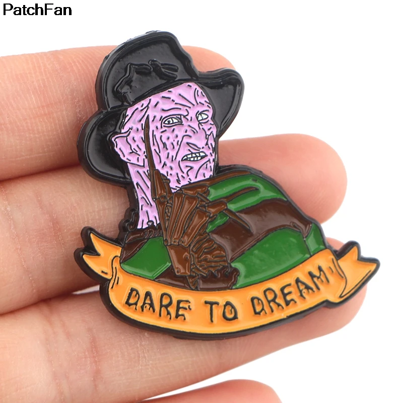 A2546 Patchfan "Кошмар на улице Вязов" металлические значки булавке &quotpride" para