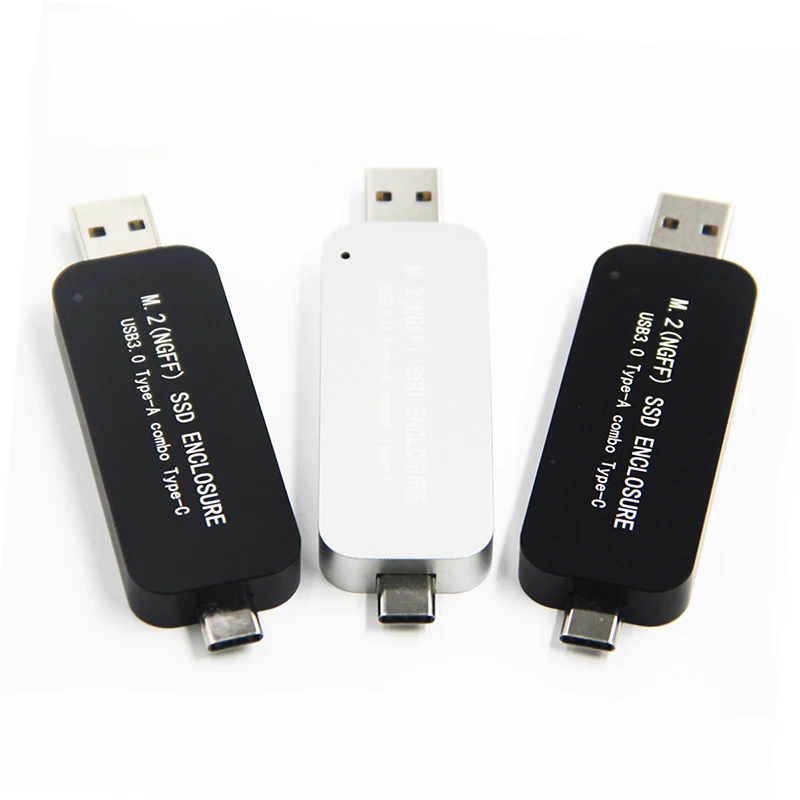 QINDIAN М.2 SSD/Жесткий диск/HDD Корпус USB 3.0 Type C Внешний кейс для жесткого диска для SSD 2230 2240.